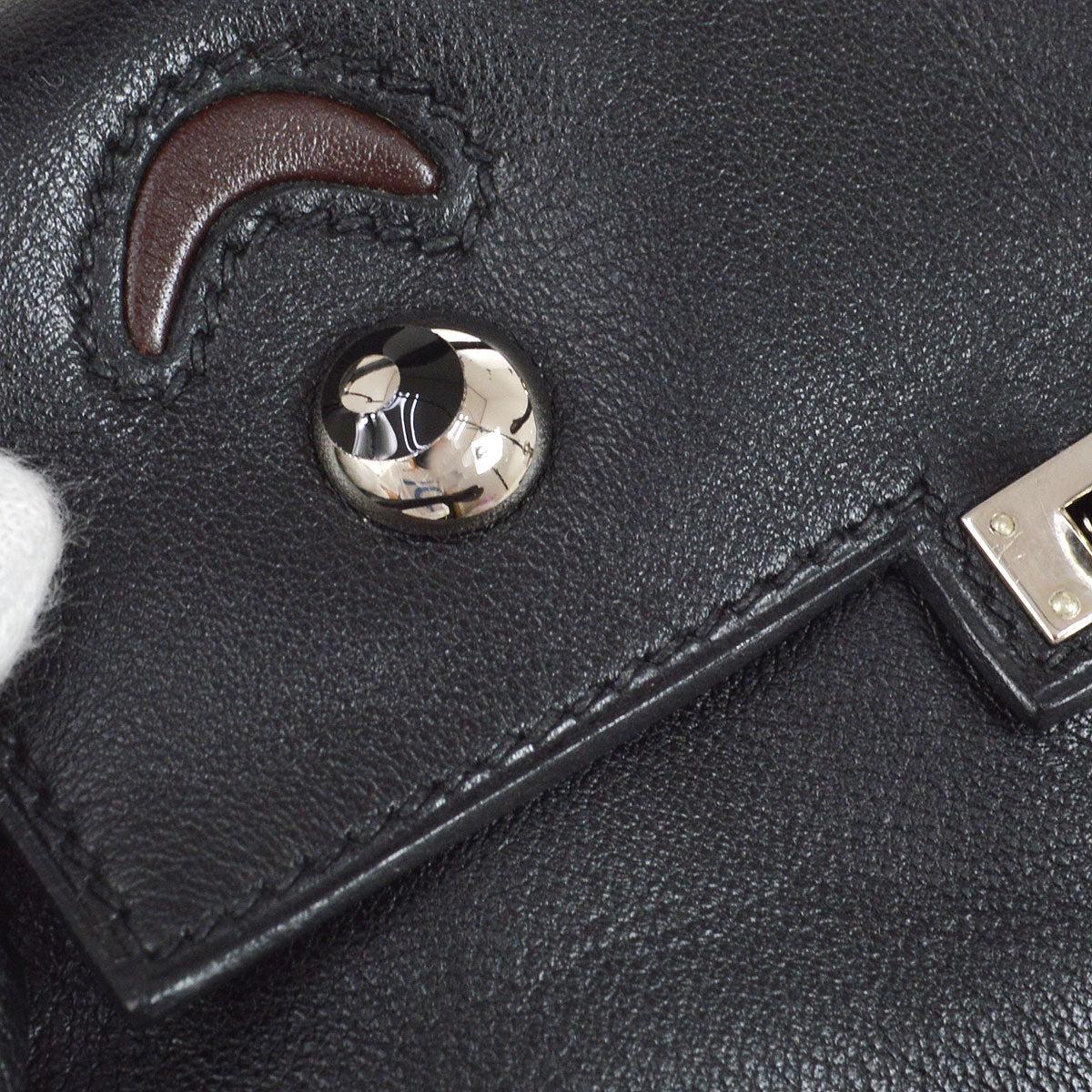 Hermes 2000 Bolso Kelly Doll Negro Gulliver en venta 2