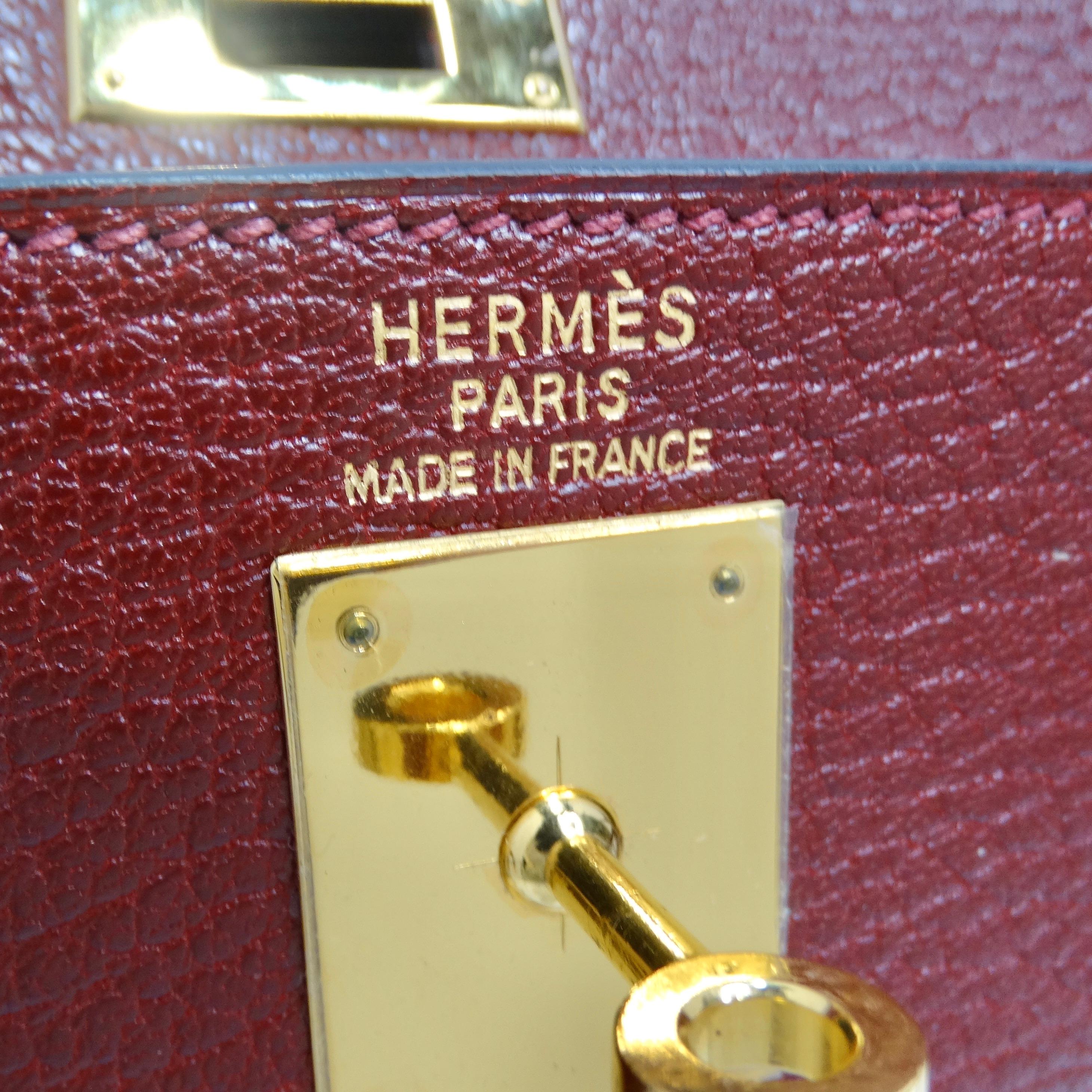 Hermes 2000 Kelly Retourne 25 Handbag For Sale 11
