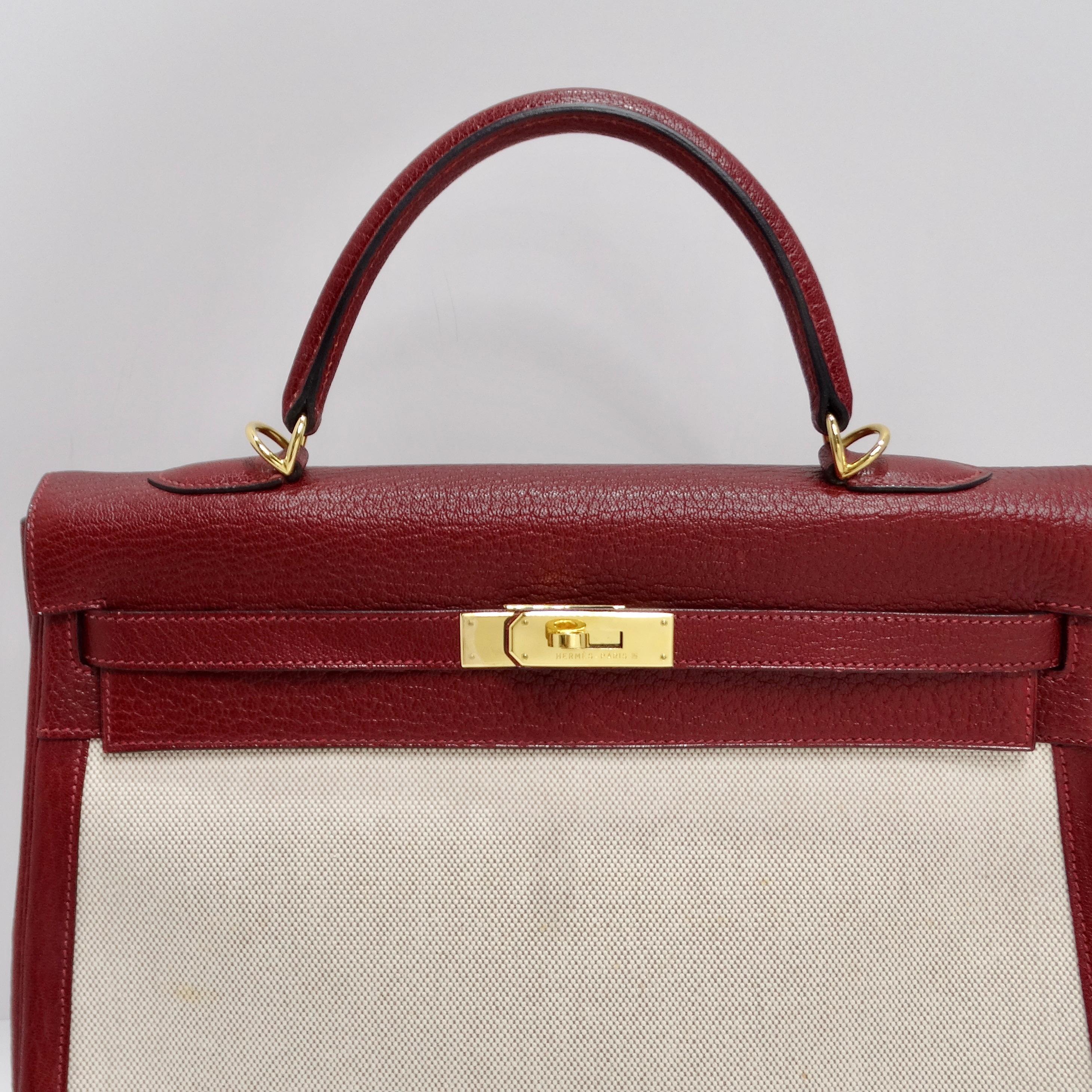 Introducing the Hermes Kelly Retourne 35cm Handbag, a timeless and iconic accessory that epitomizes luxury and sophistication. Crafted by Hermes, one of the most esteemed luxury fashion houses, this Kelly handbag is a coveted piece cherished by