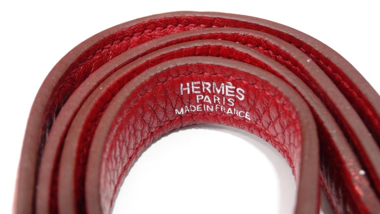 Hermés 2003 Kelly Retourne Rouge 35cm Hermes Togo Leather at 1stDibs