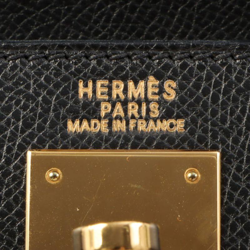 Hermes 2003 Made Kelly Bag 32Cm Black 3