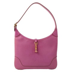 Hermes 2005 Made Trim 31 Cyclamen Bag
