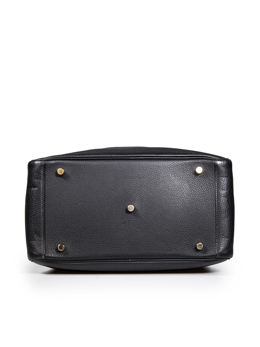 Women's Hermès 2007 Noir Togo Leather GHW Lindy 26 Bag