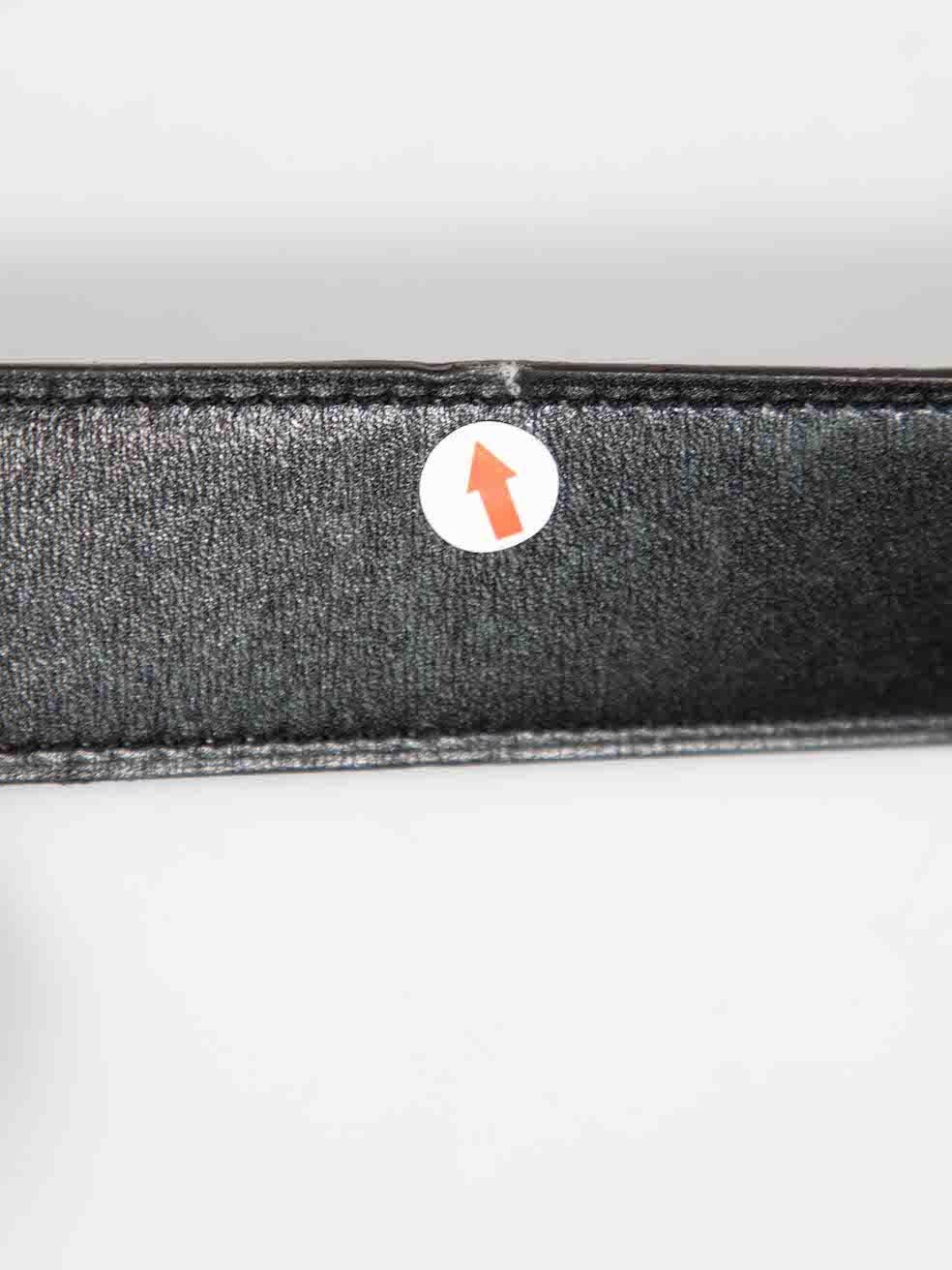 Hermès 2009 Black & Brown Leather Reversible Belt Strap For Sale 2