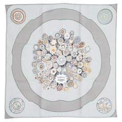 Sciarpa Hermès 2009 Carré 45 Gavroche Sulfures Silk Twill Carre 45 Hermès