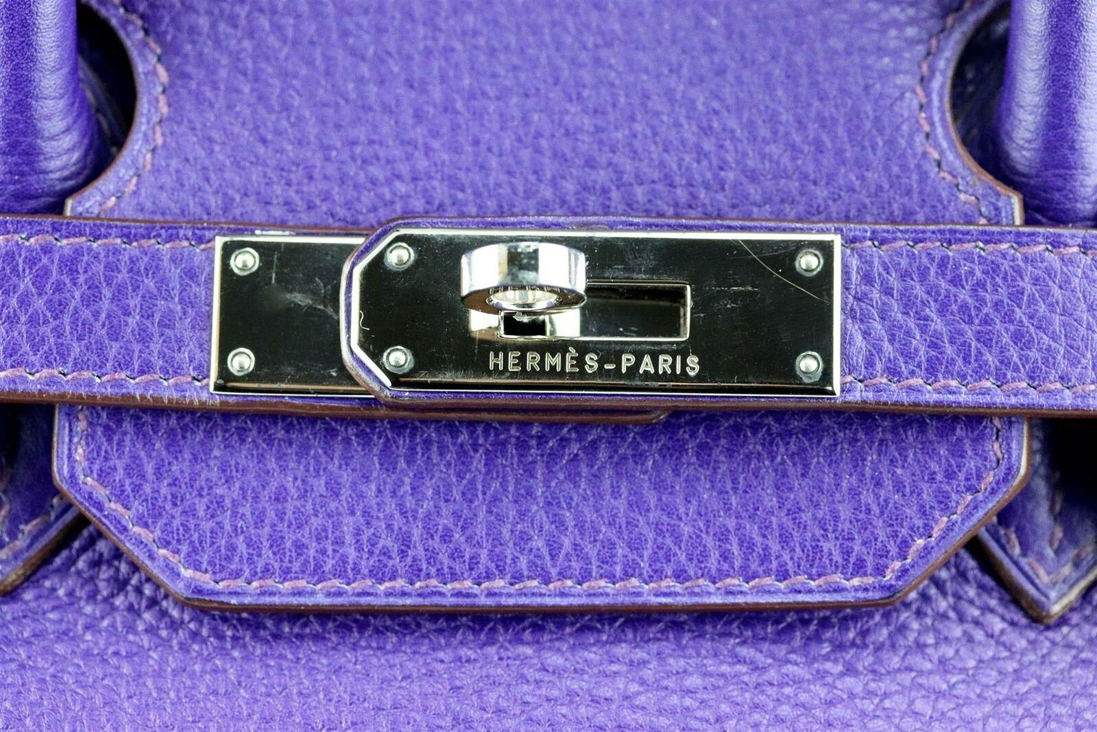 Women's or Men's Hermès 2010 Birkin 30cm Togo Leather Bag 