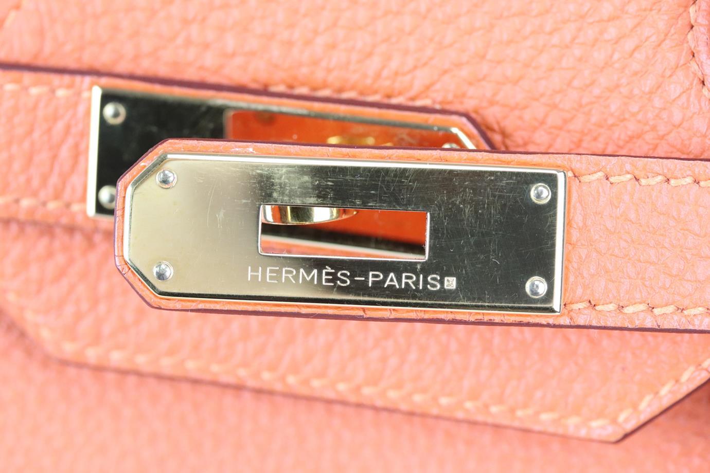 Hermès 2010 Birkin 35cm Sac en cuir Veau Togo en vente 7