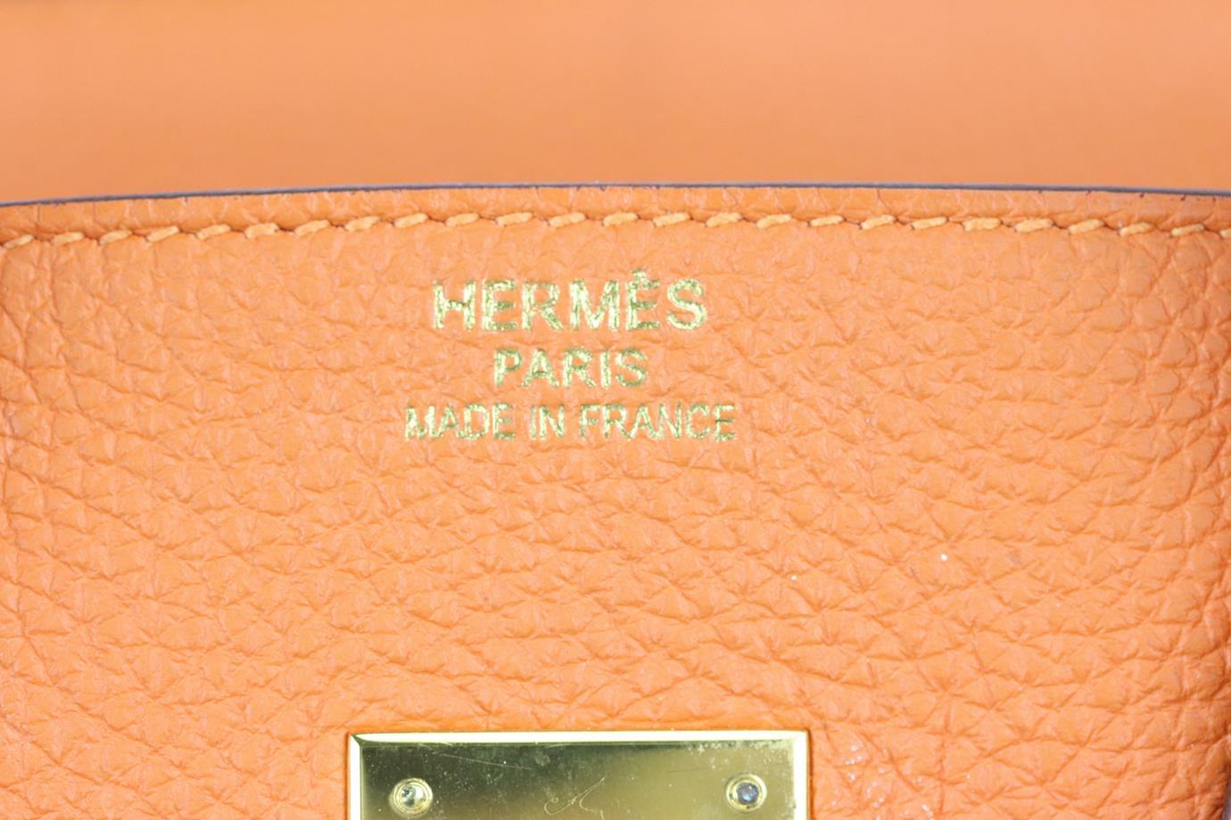 Hermès 2010 Birkin 35cm Sac en cuir Veau Togo en vente 8