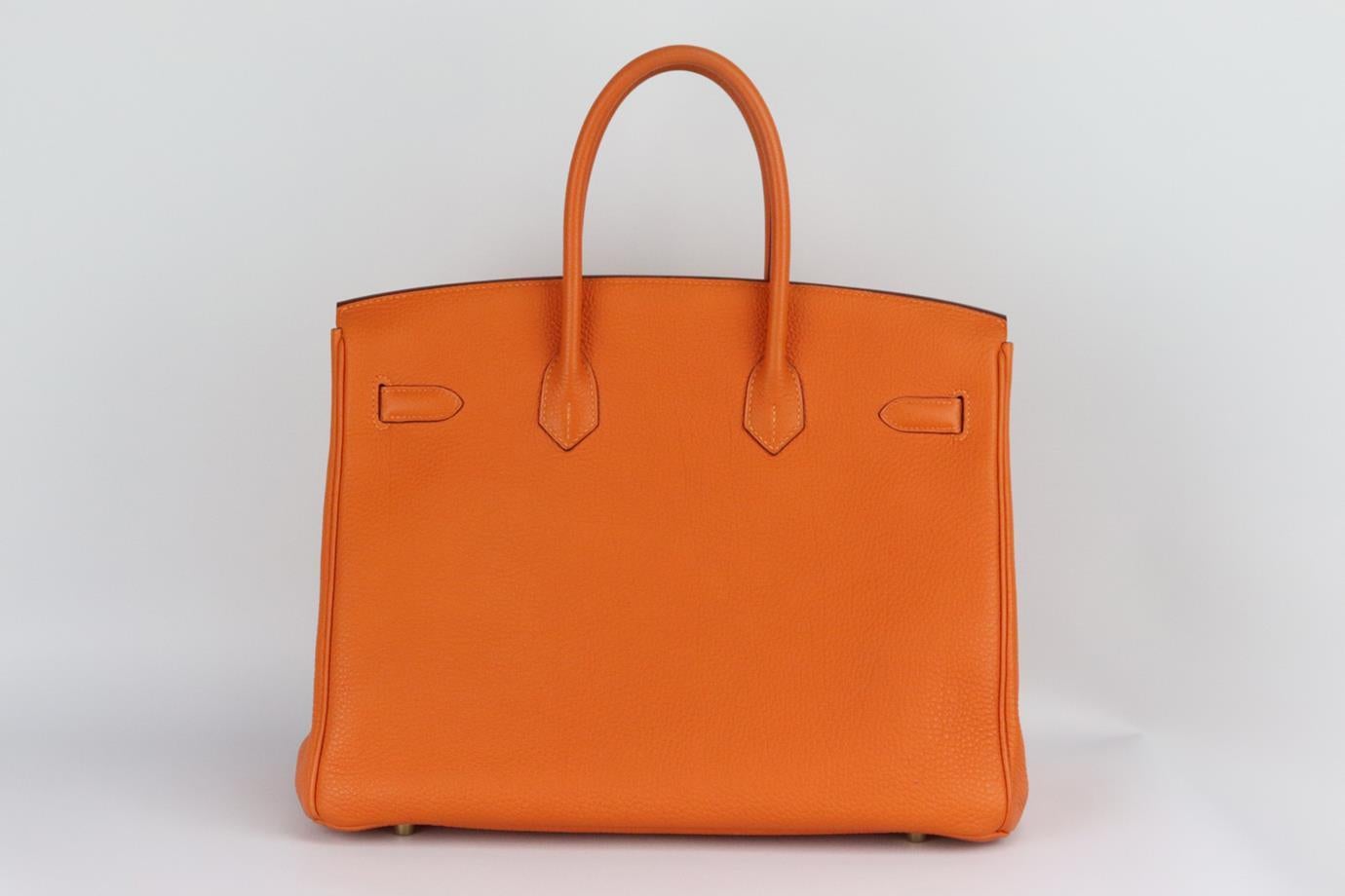 Hermès 2010 Birkin 35cm Sac en cuir Veau Togo Excellent état - En vente à London, GB