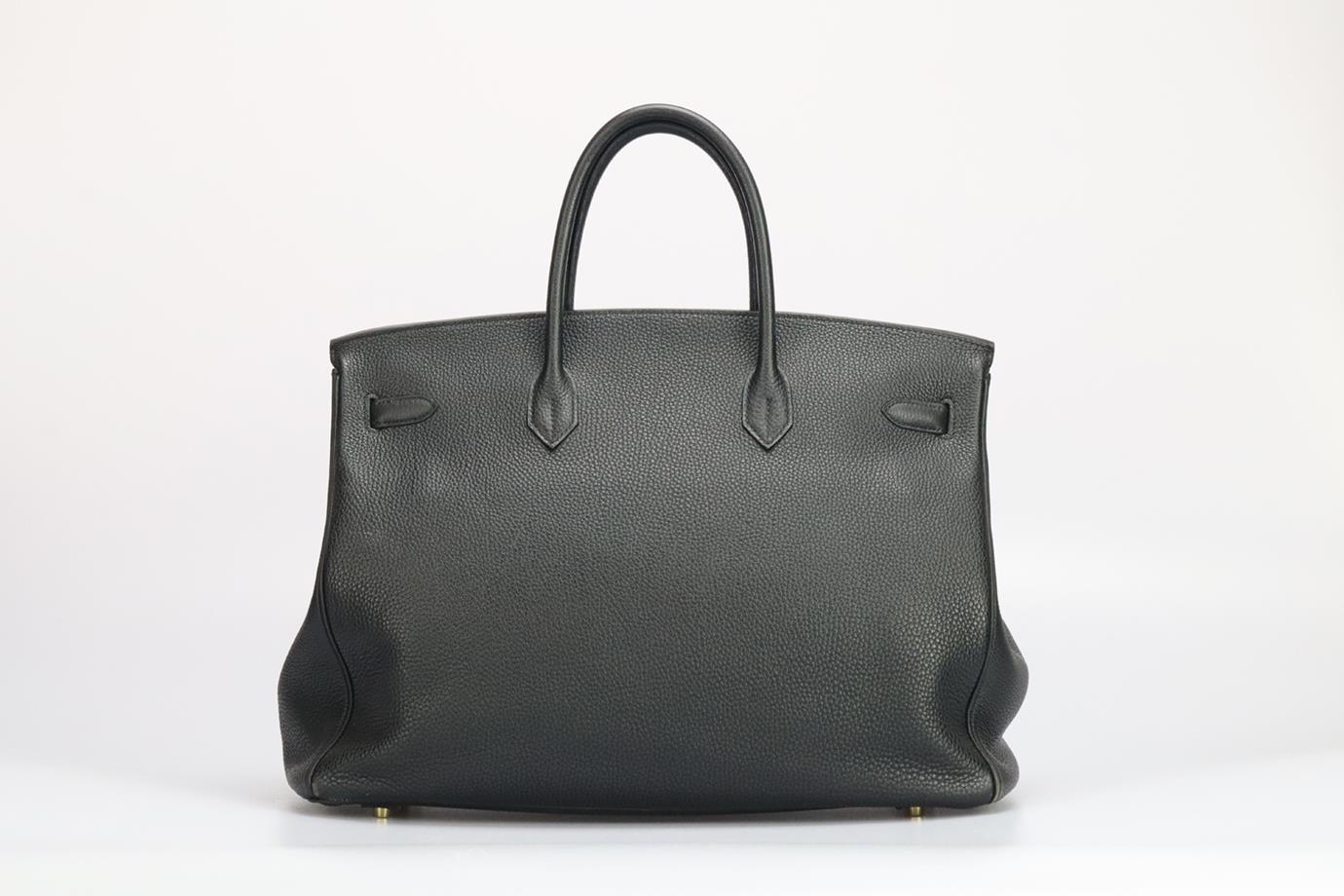 Hermès 2010 Birkin 40 Cm Clemence Leather Bag 1