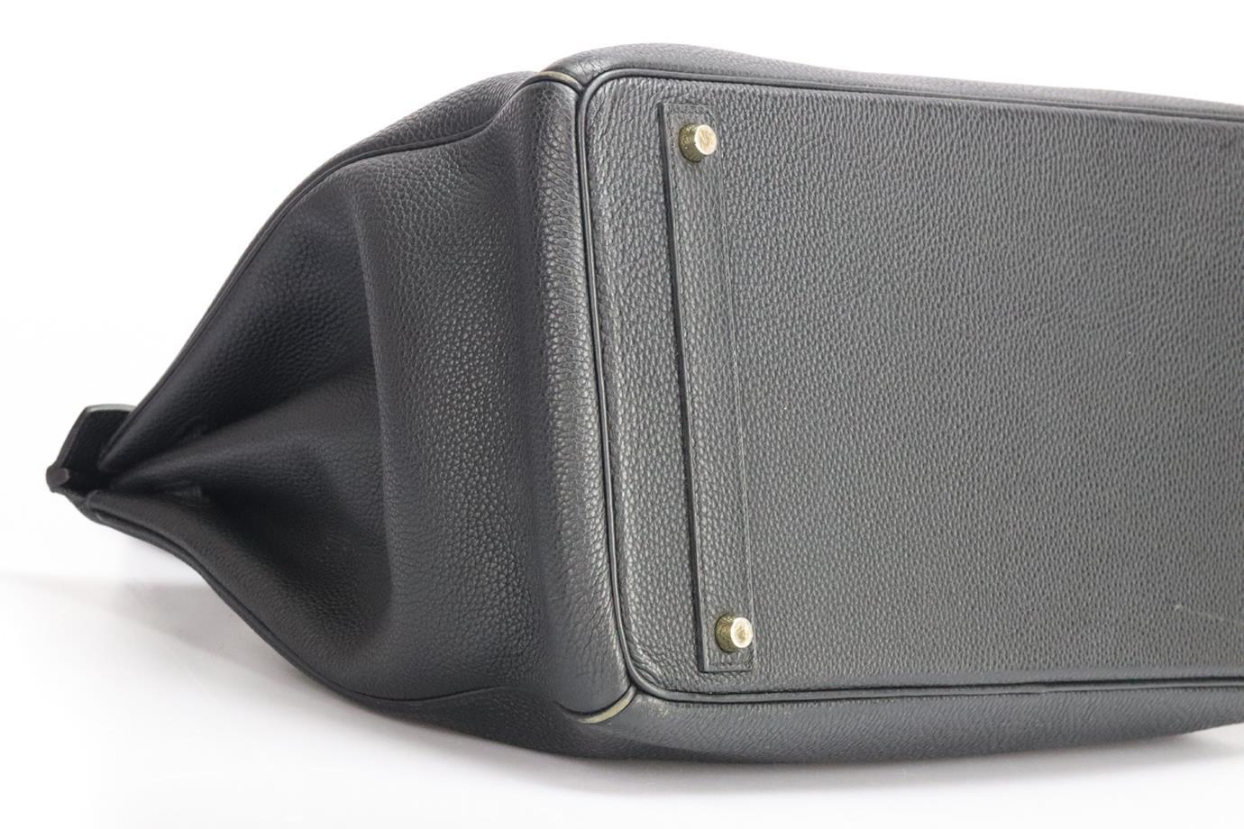 Hermès 2010 Birkin 40 Cm Clemence Leather Bag 3