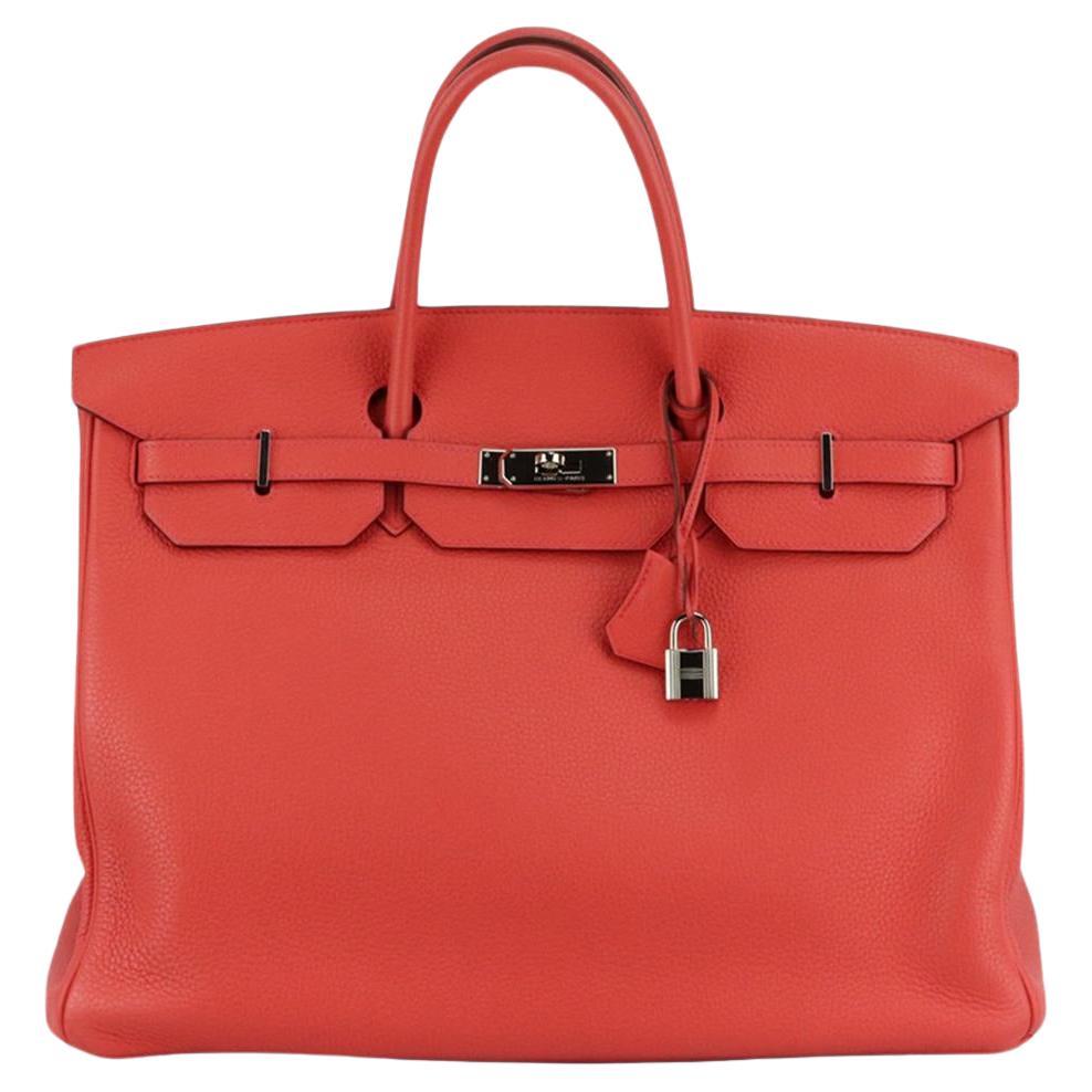 Hermès 2010 Birkin 40cm Togo Leather Bag en vente