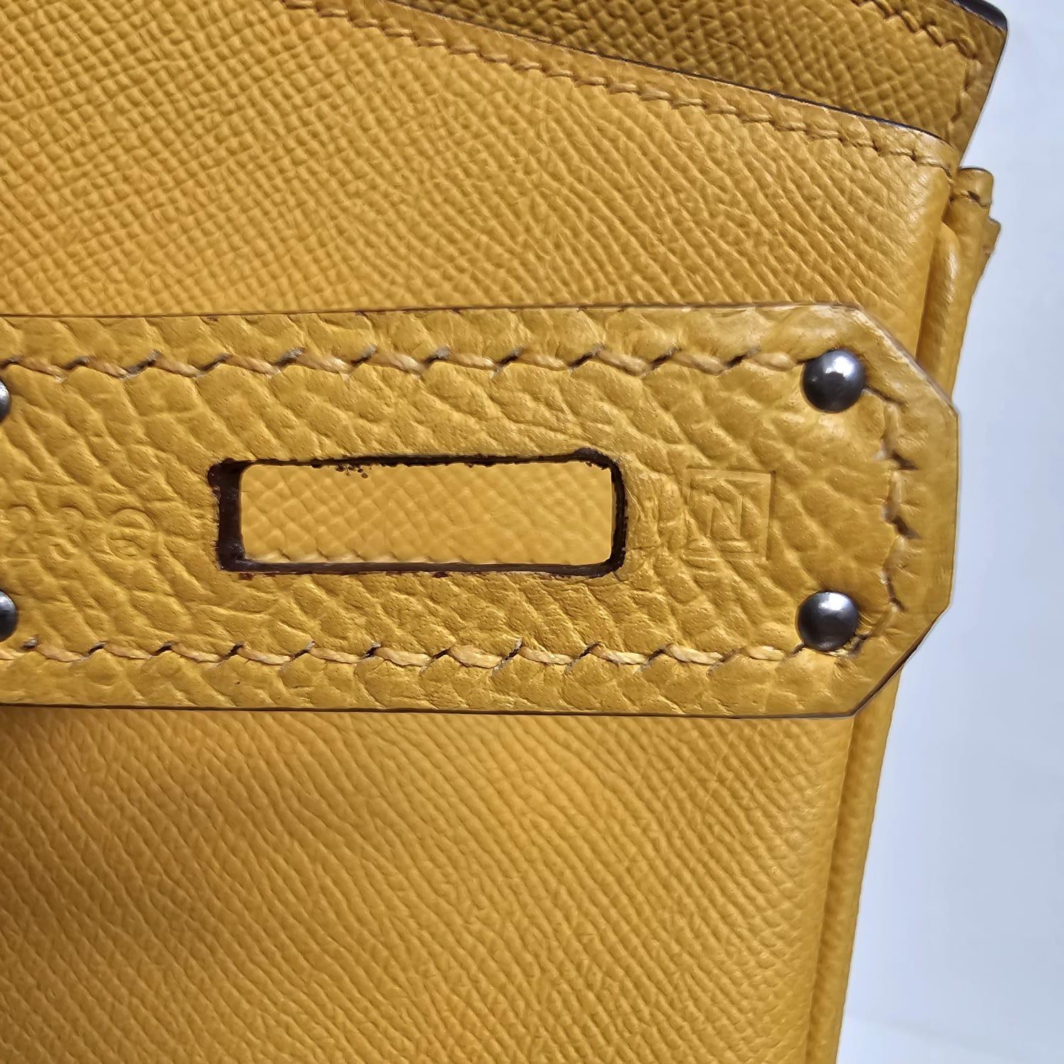 Hermes 2010 Epsom Jaune Soleil Birkin 35 Bag 15