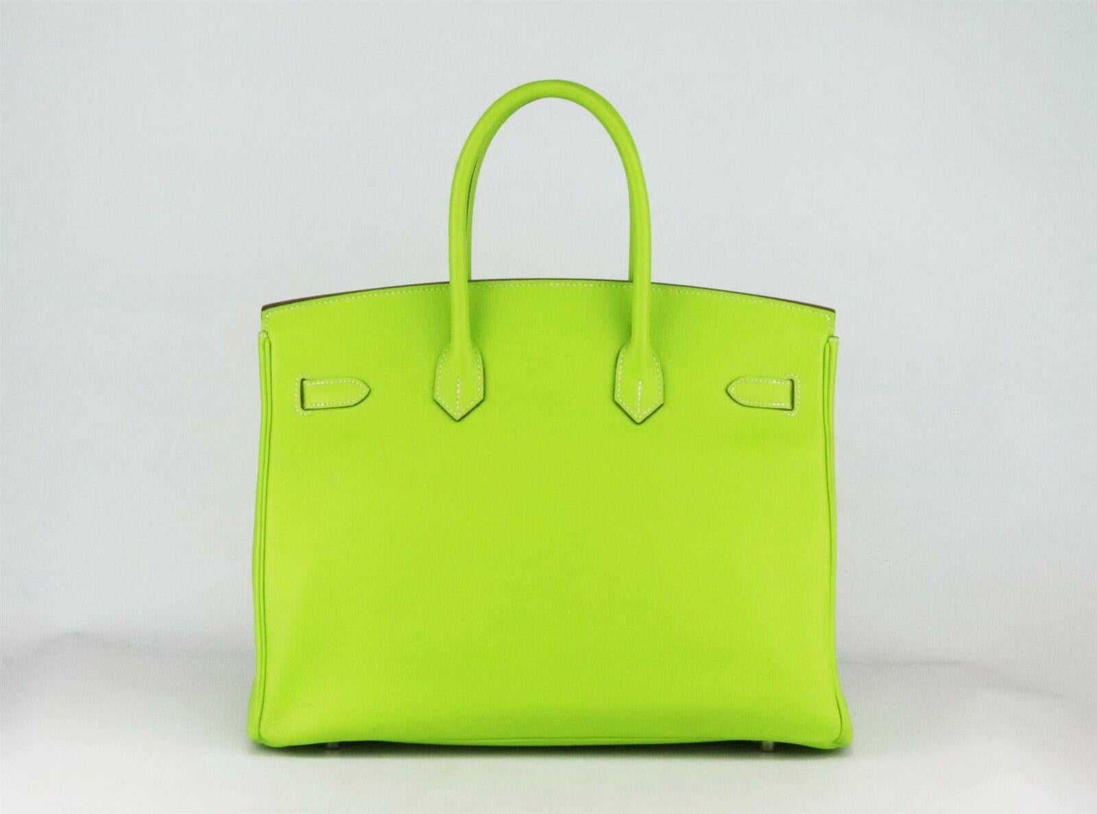 Yellow Hermès 2011 Birkin 35cm Candy Collection Epsom Leather Bag 