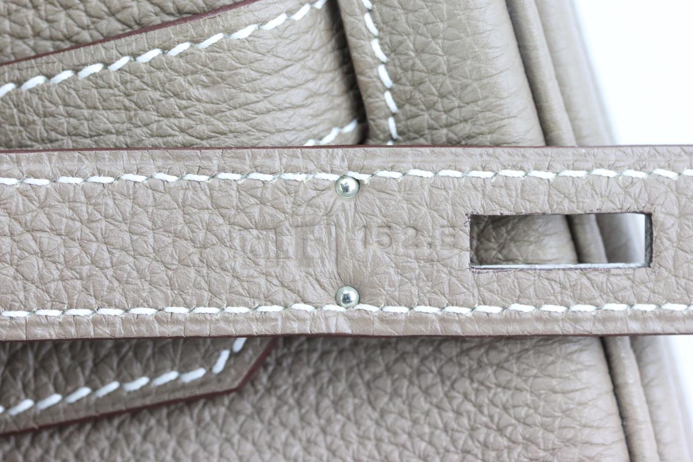 Hermès 2011 Birkin 35cm Togo Leather Bag en vente 6