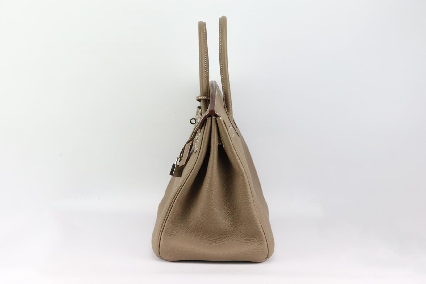 Hermès 2011 Birkin 35cm Togo Leather Bag Excellent état - En vente à London, GB