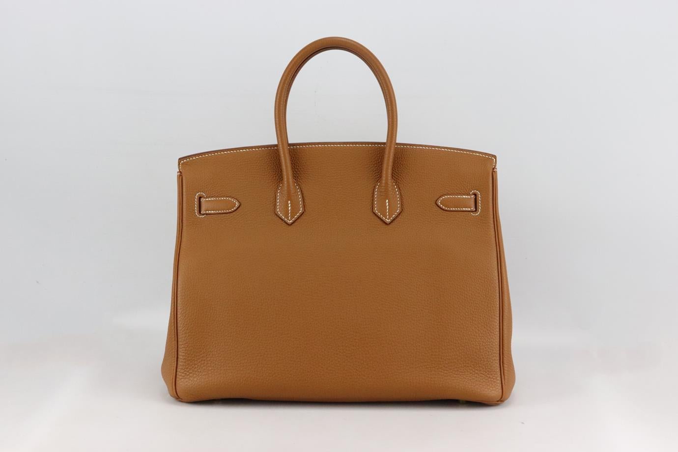 Hermès 2011 Birkin 35cm Togo Leather Bag In Excellent Condition In London, GB
