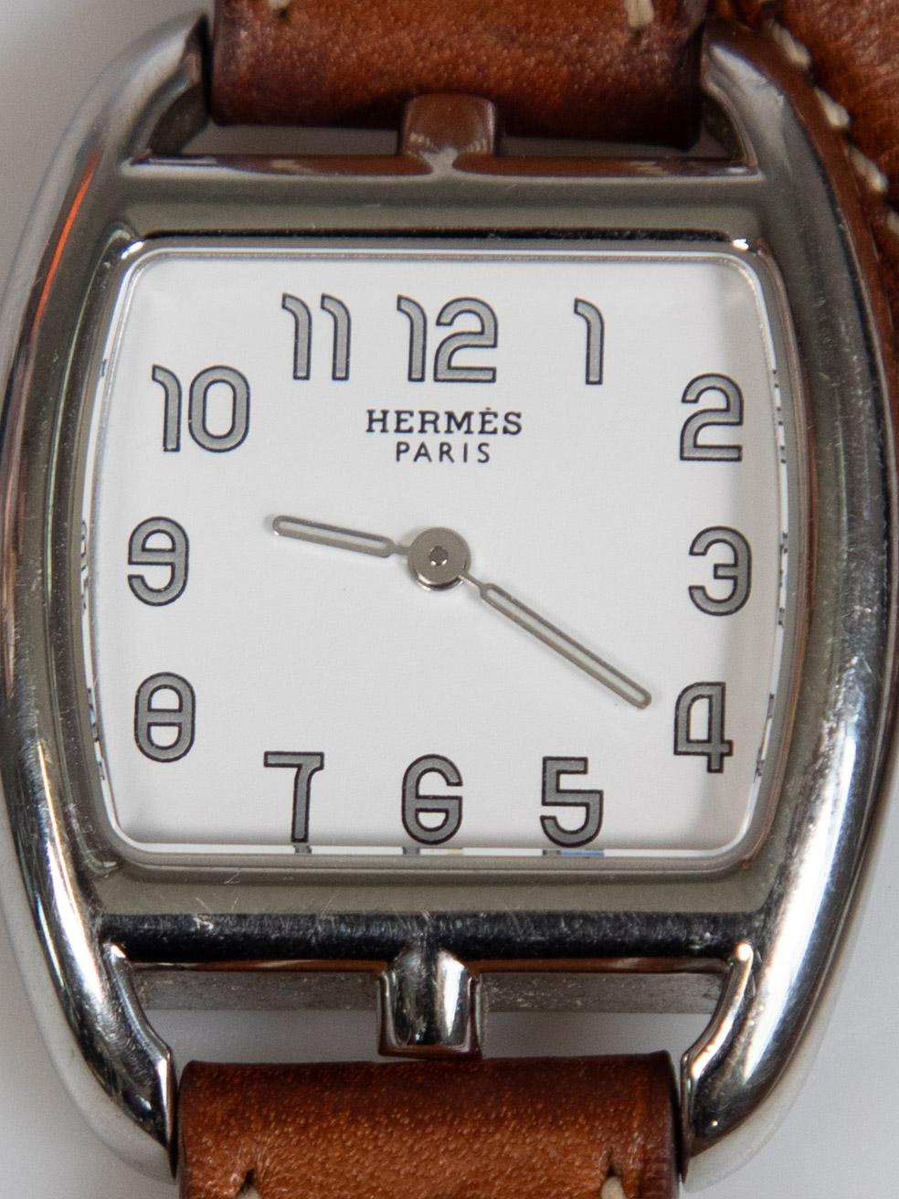 Hermès 2011 Brown Leather Cape Cod Watch 2