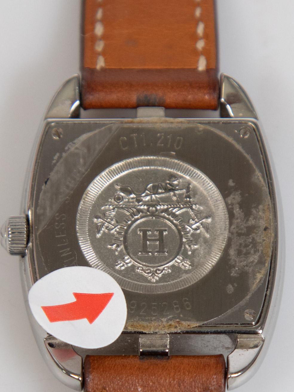 Hermès 2011 Brown Leather Cape Cod Watch 3