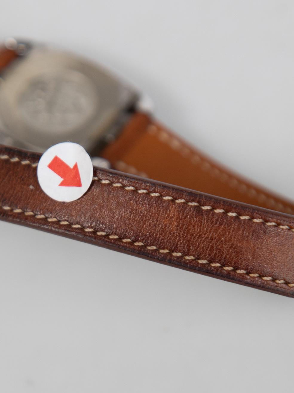 Hermès 2011 Brown Leather Cape Cod Watch 4