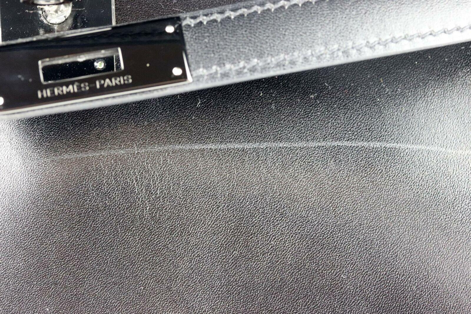 Hermès 2011 Kelly 35cm So Black Box Calf Leather Bag 3