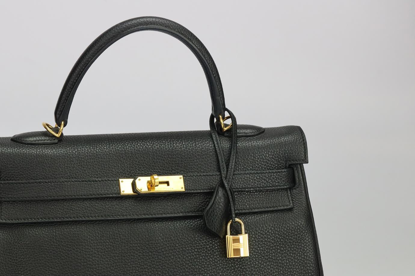 Women's Hermès 2011 Kelly Retourne 35cm Togo Leather Bag For Sale