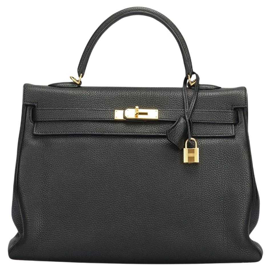 Hermès 2011 Kelly Retourne 35cm Togo Leather Bag For Sale