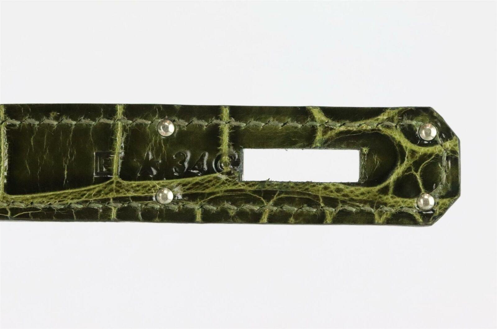 Hermès 2012 Birkin 35cm Porosus Crocodile Leather Bag  2