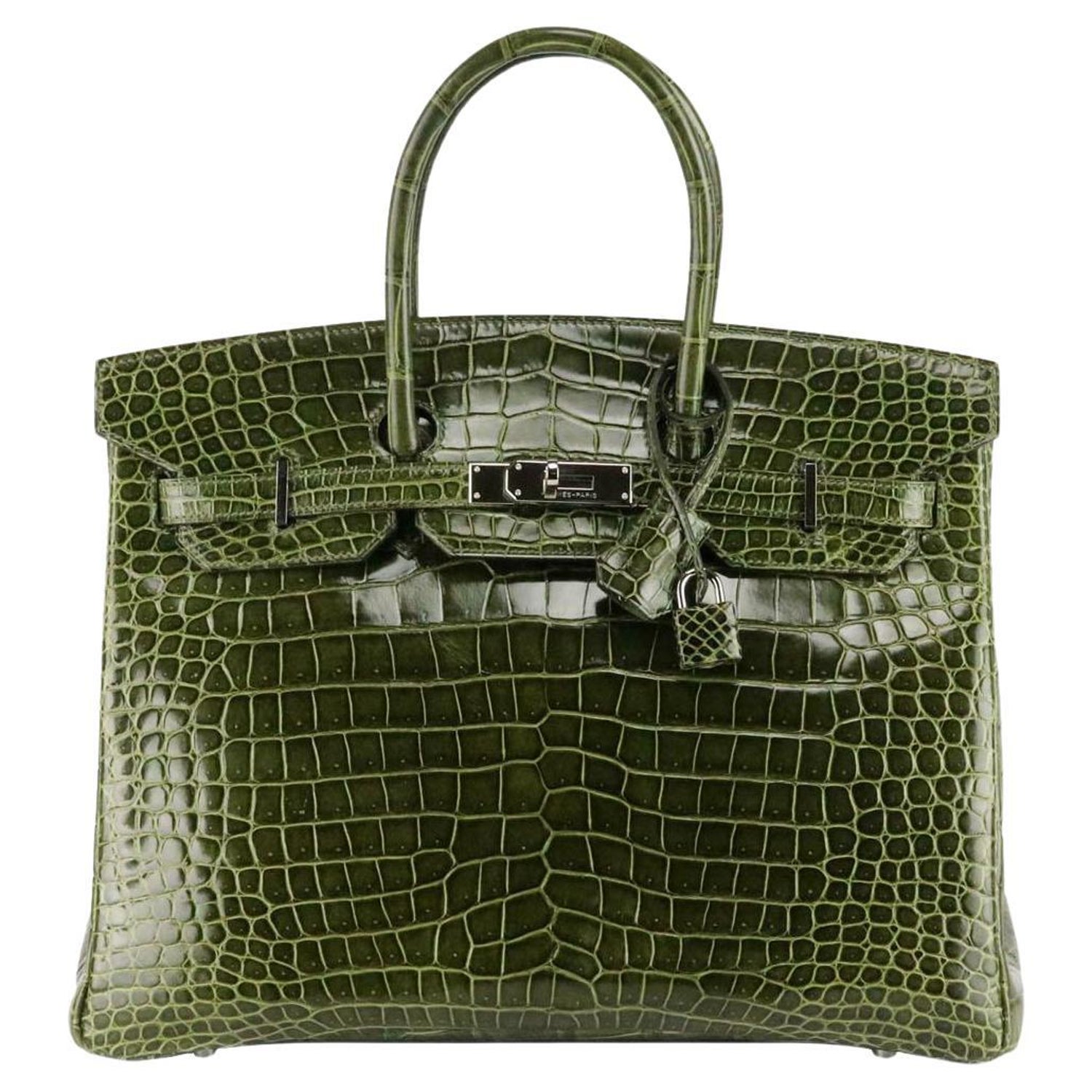 Hermès 35cm Crocodile Gold H/W Bag at 1stDibs | birkin bag, hermes birkin burgundy crocodile, burgundy birkin