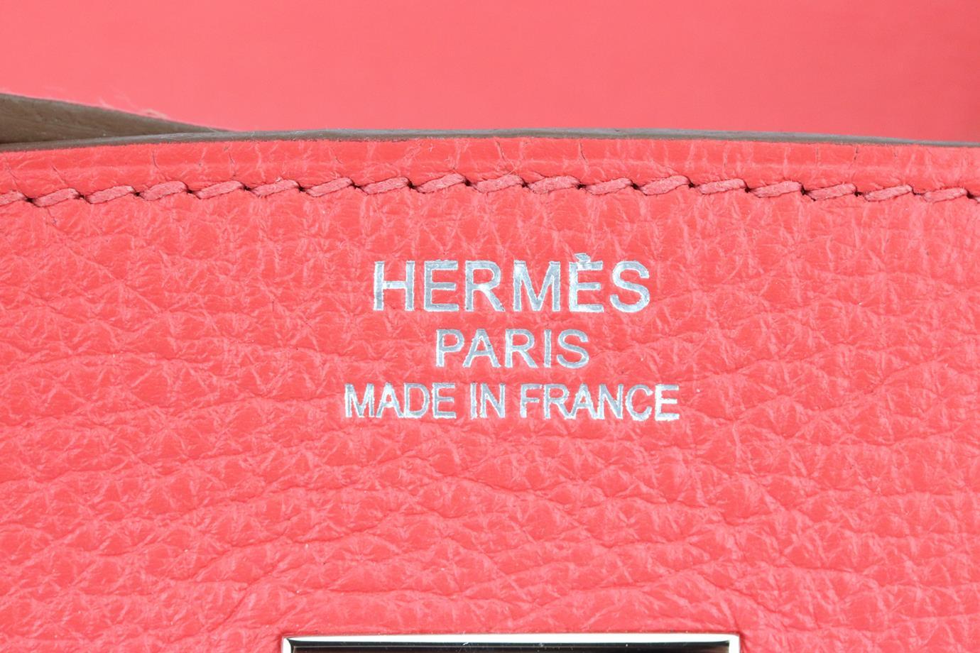 Hermès 2012 Birkin 35cm Togo Leather Bag en vente 6