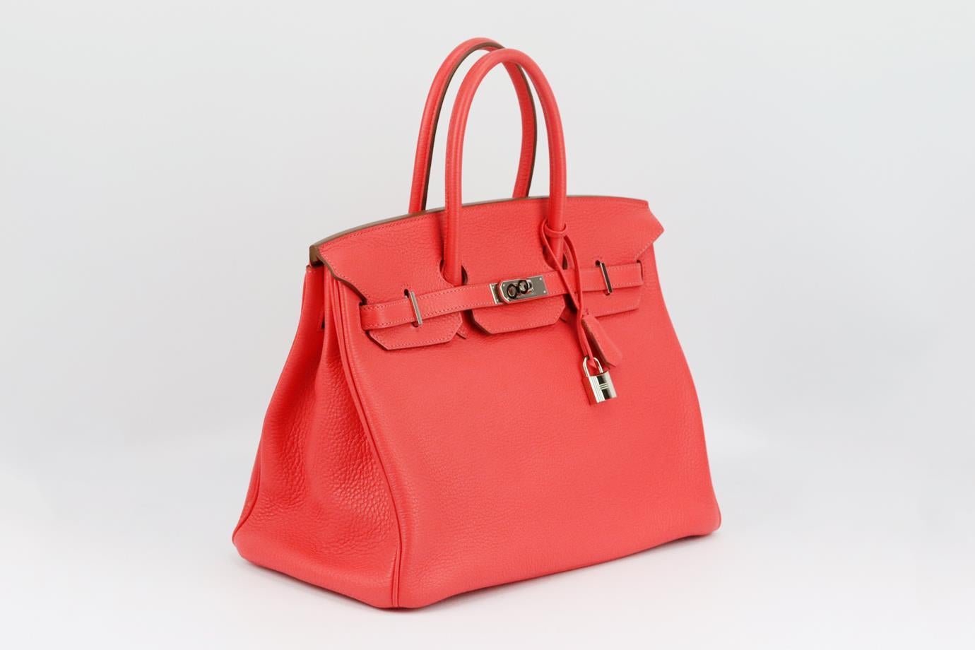 Hermès 2012 Birkin 35cm Togo Leather Bag Pour femmes en vente
