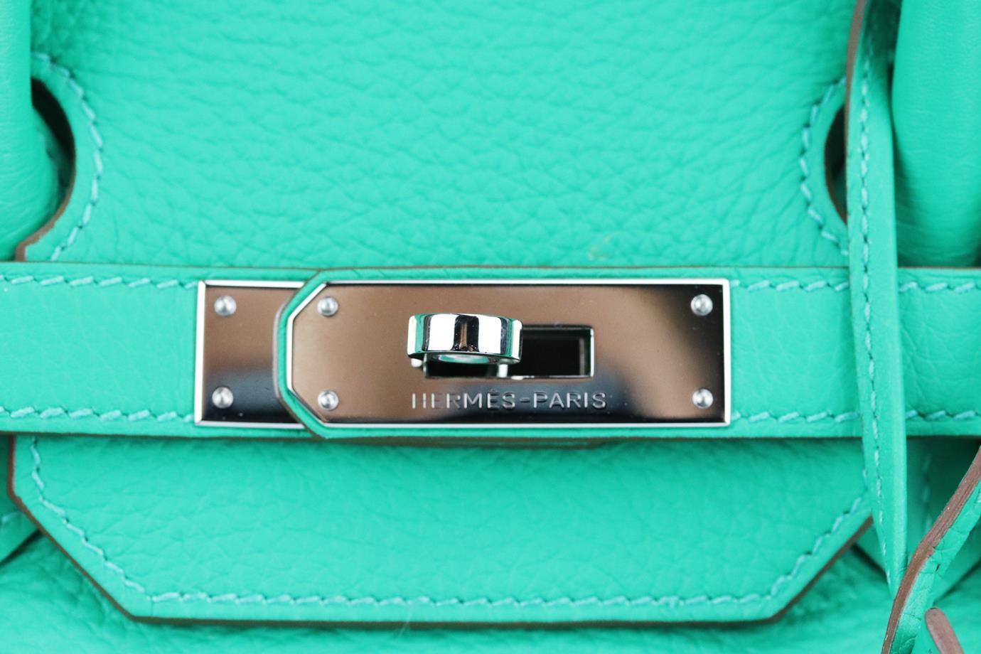 Hermès 2012 Birkin 35cm Togo Leather Bag en vente 4
