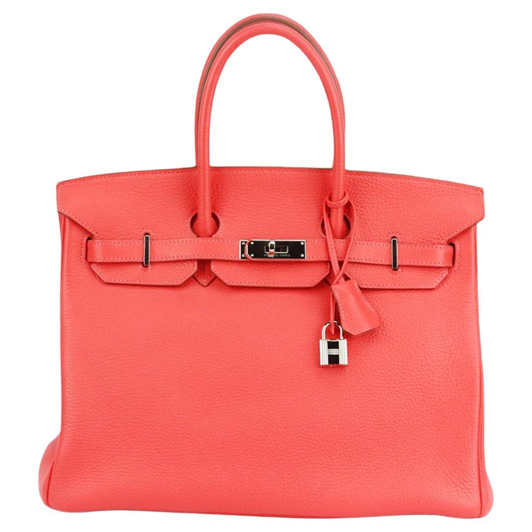 Hermès 2012 Birkin 35cm Togo Leather Bag en vente