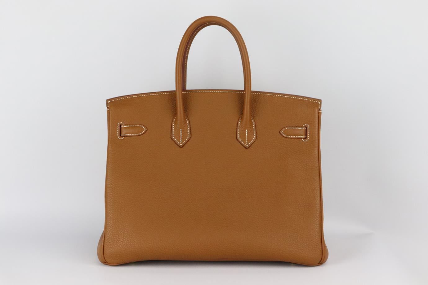 Hermès 2012 Birkin 35cm Veau Togo Leather Bag In Excellent Condition For Sale In London, GB