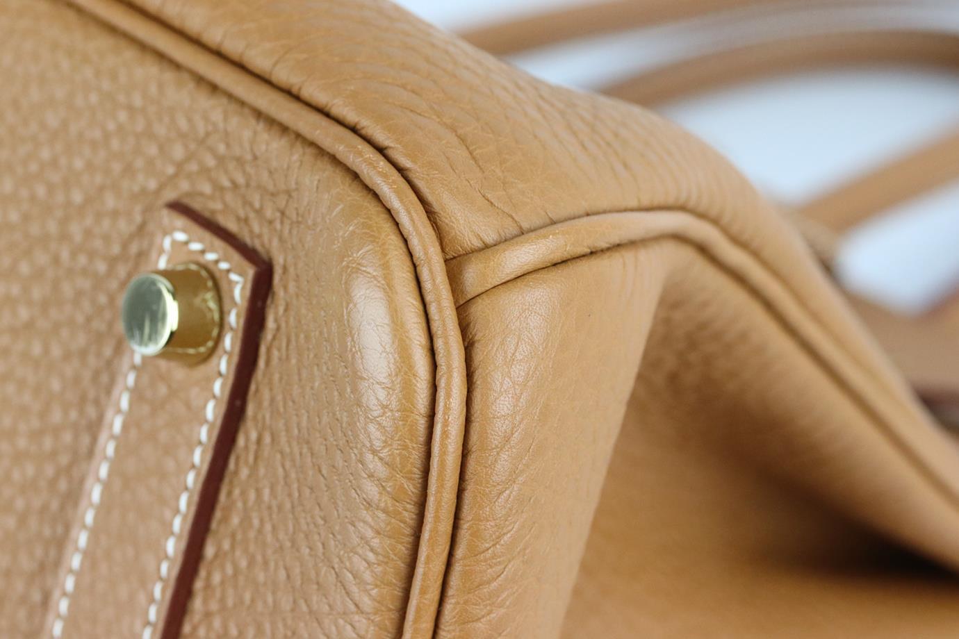 Hermès 2012 Birkin 35cm Veau Togo Leather Bag en vente 5