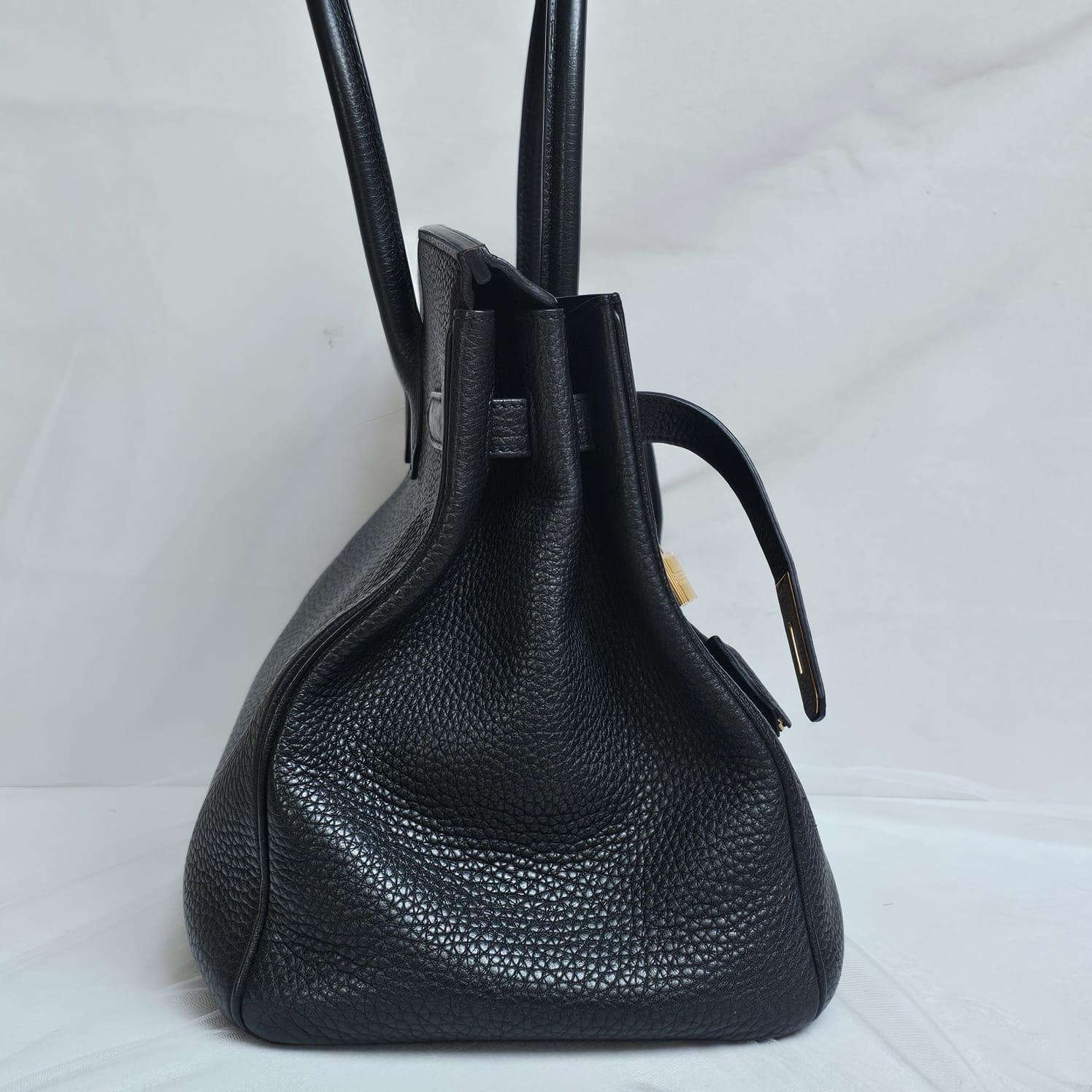 Hermes 2012 Black Togo Birkin 35 Bag 10