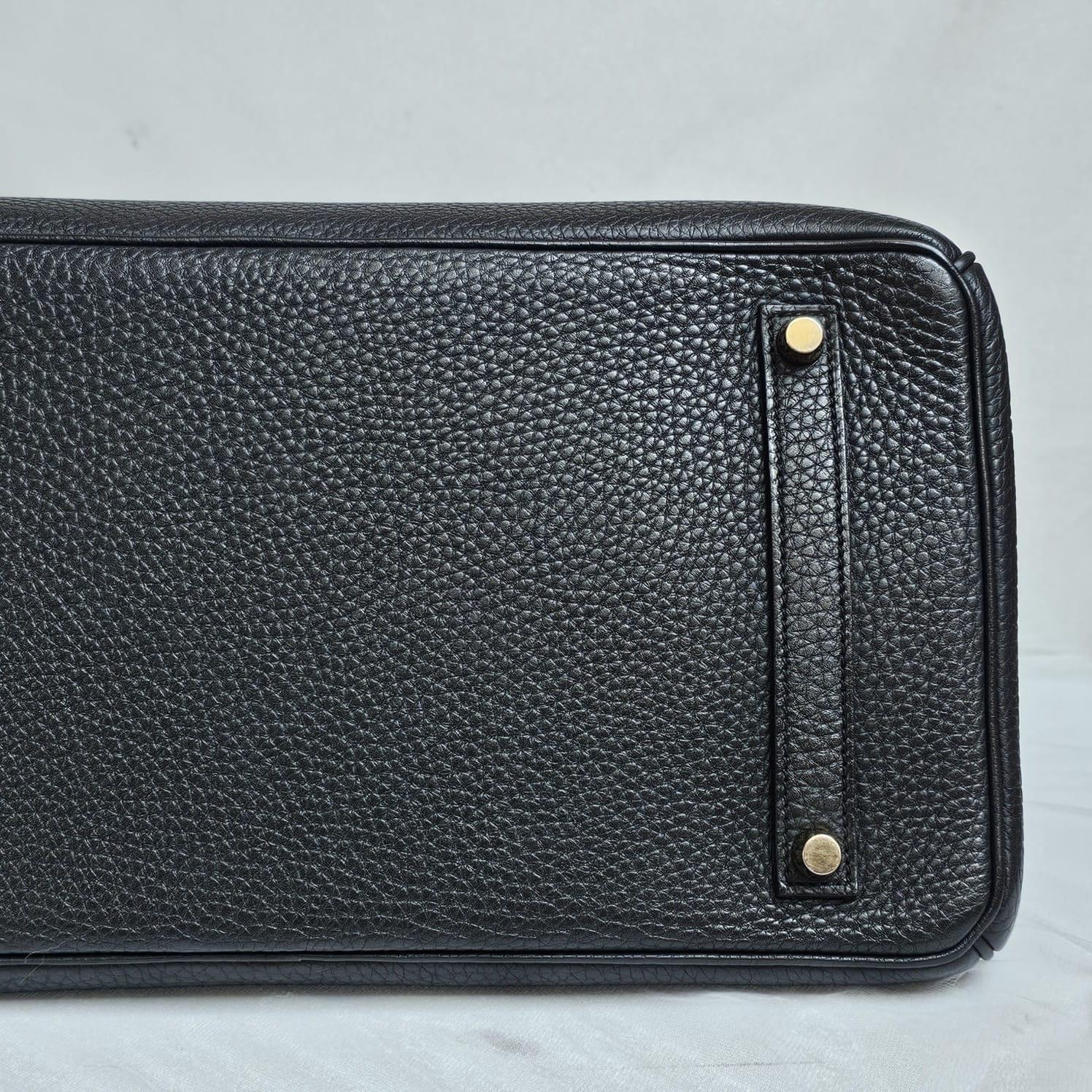 Hermes 2012 Black Togo Birkin 35 Bag 11