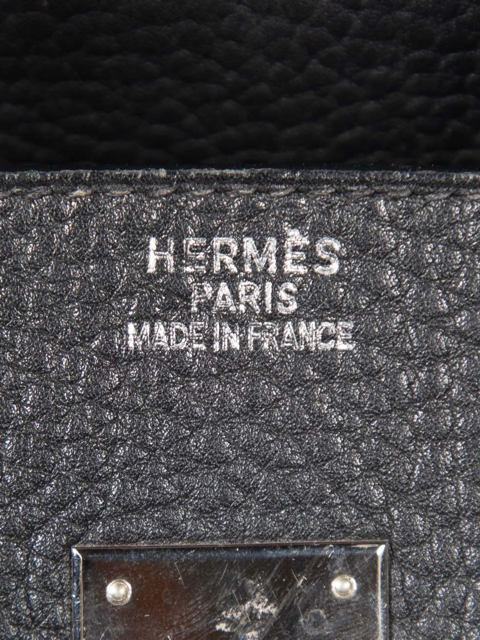 Hermès 2012 Black Togo Leather Birkin 35 3