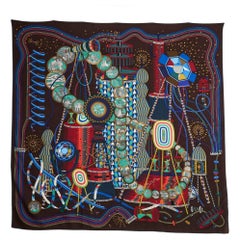 Hermès 2012 Carré 140 Laboratoire du temps Cashmere Shawl Hermes