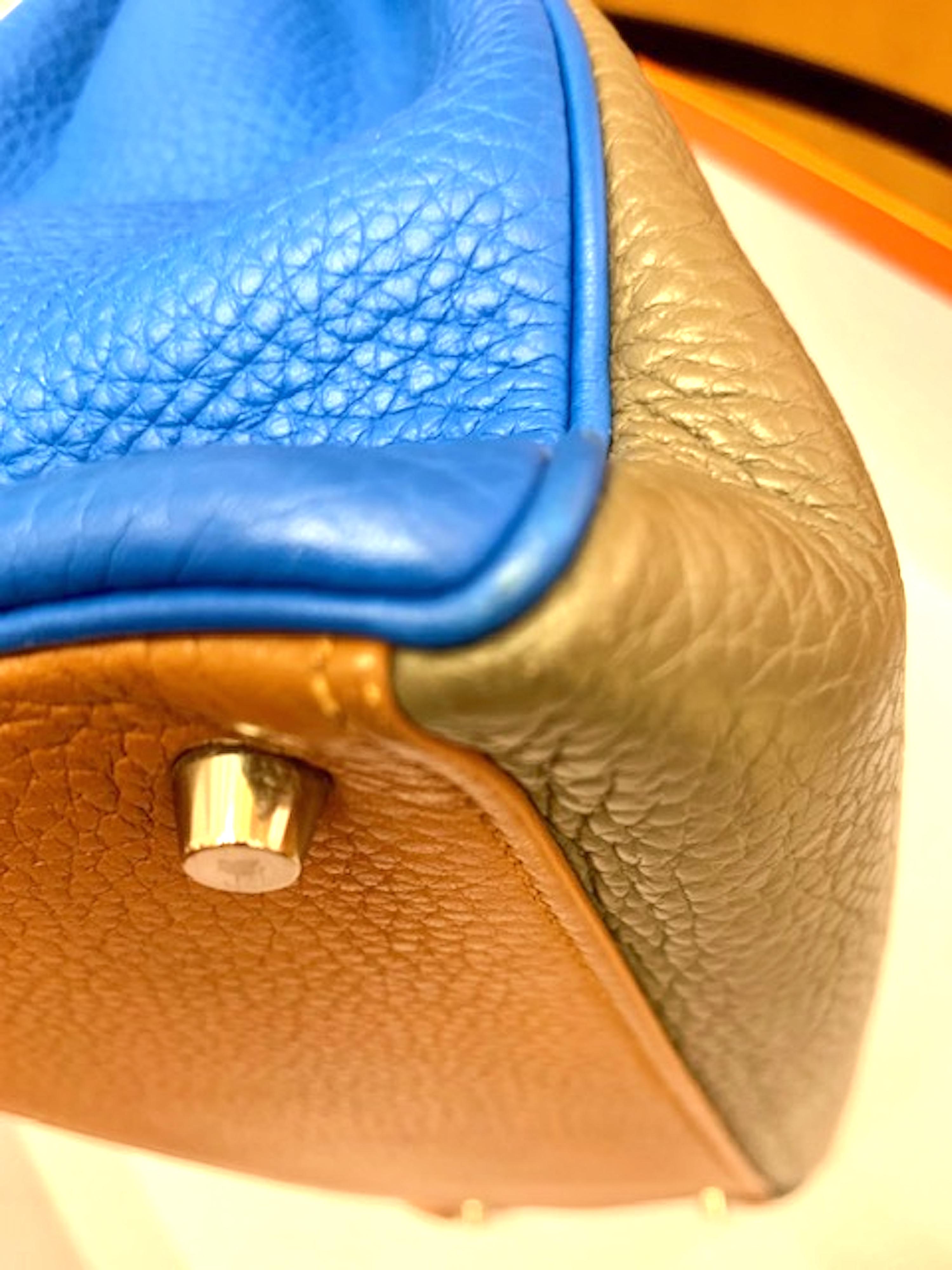 Hermes  2012 Kelly 35 Arlequin Bag Limited Edition. For Sale 7