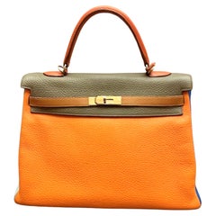 Hermes  2012 Kelly 35 Arlequin Bag Limited Edition.