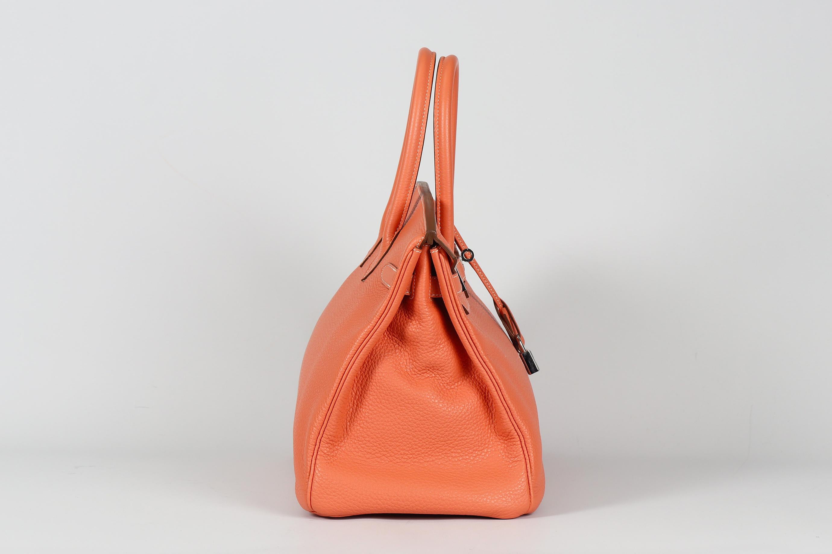 Women's Hermès 2013 Birkin 35cm Clemence Leather Bag For Sale