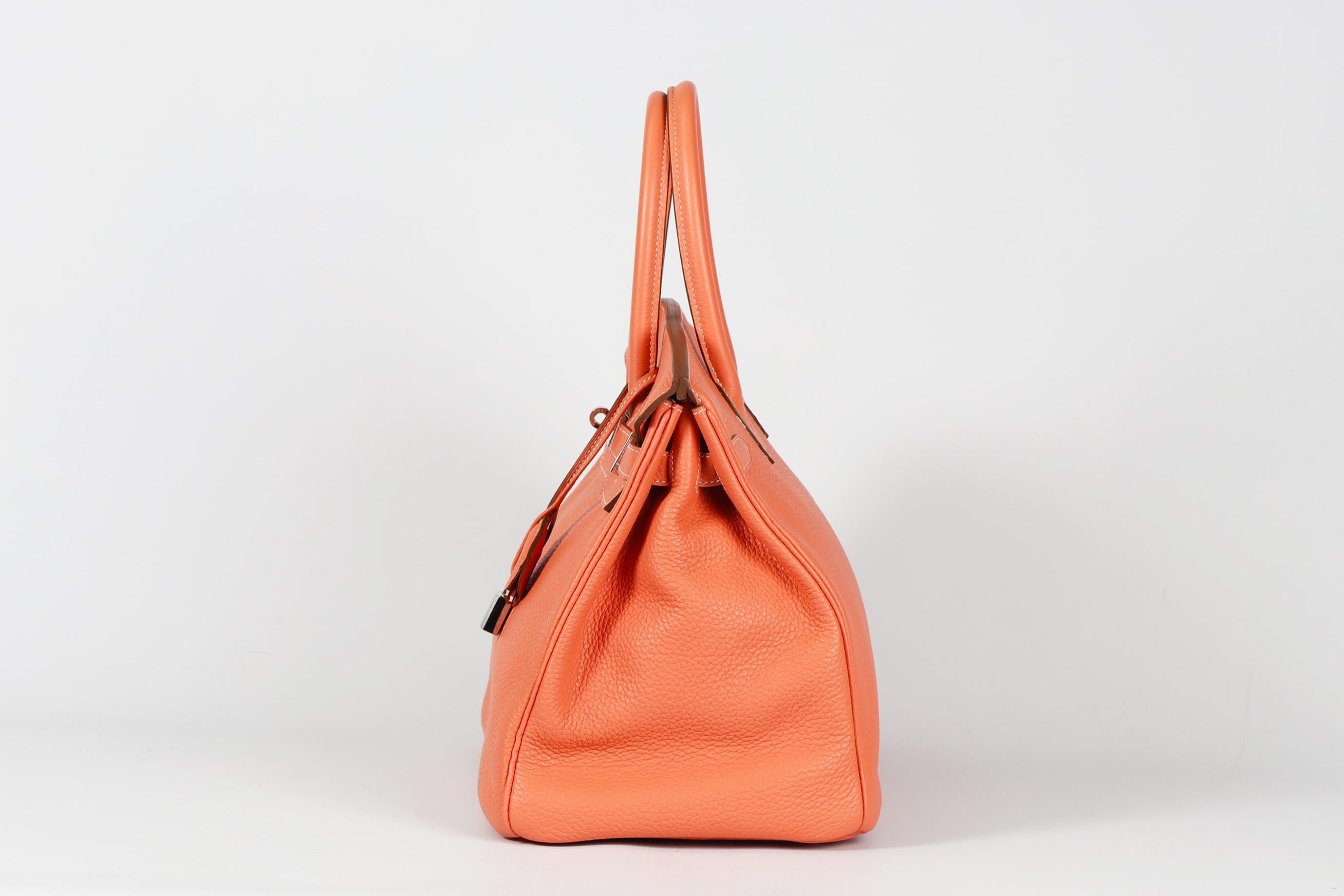 Hermès 2013 Birkin 35cm Clemence Leather Bag For Sale 2