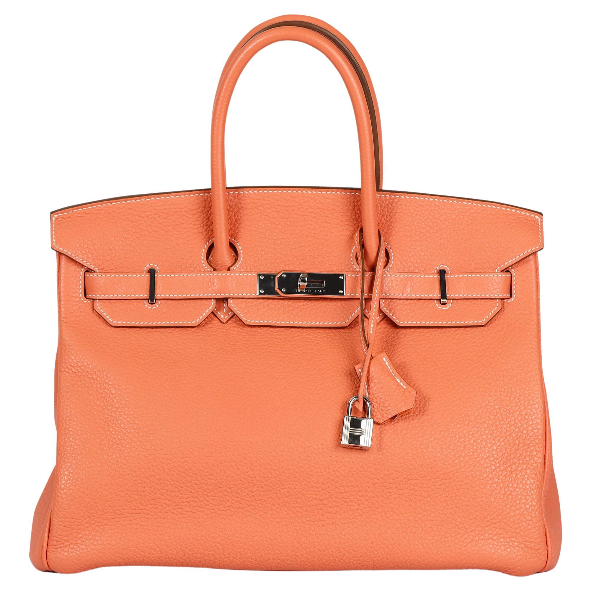 Hermès 2013 Birkin 35cm Clemence Leather Bag For Sale