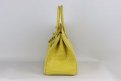 Hermès 2013 Birkin 35cm Matte Alligator Mississippiensis Leather Bag