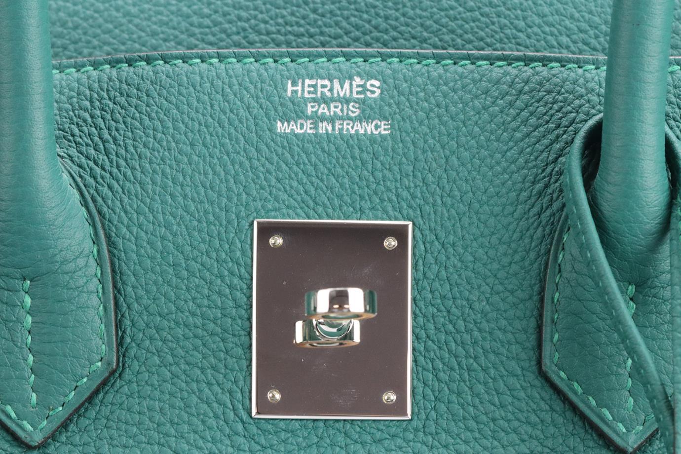 Hermès 2013 Birkin 35cm Sac en cuir Maurice en vente 6