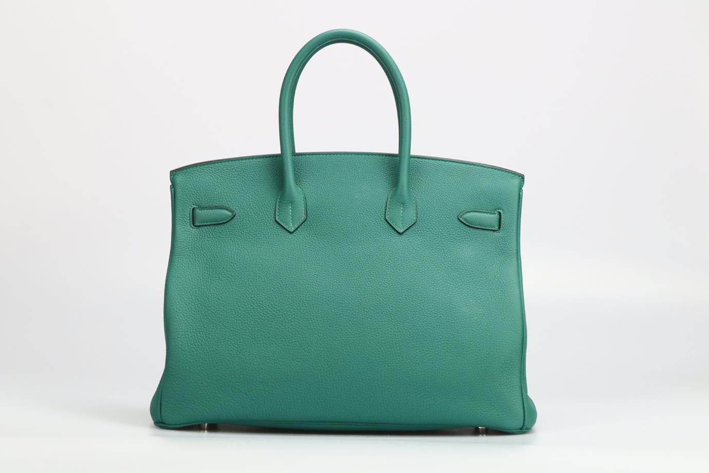Hermès 2013 Birkin 35cm Maurice Leather Bag For Sale 2