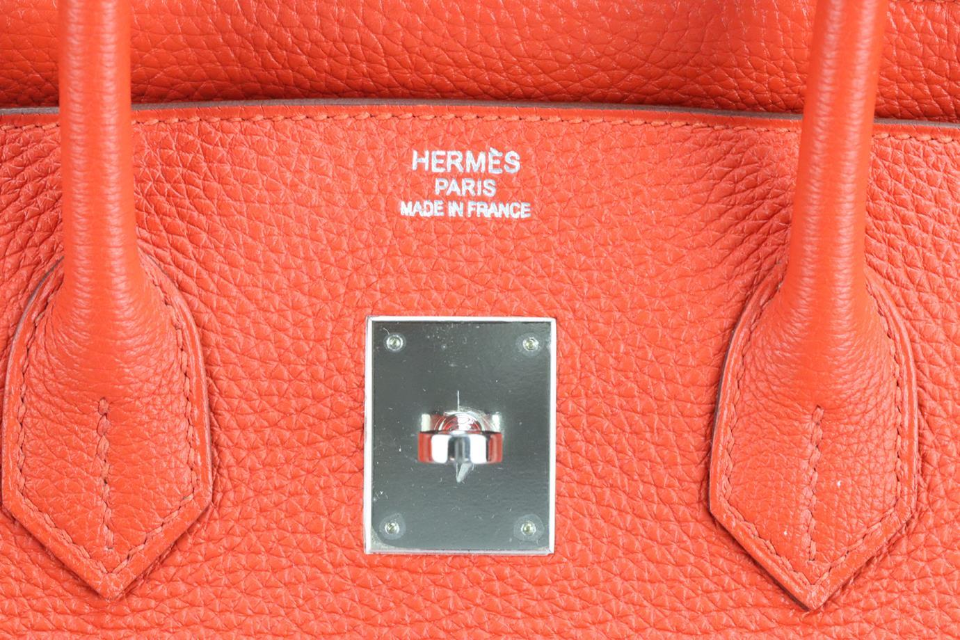 Hermès 2013 Sac Birkin 35cm en cuir Togo en vente 5