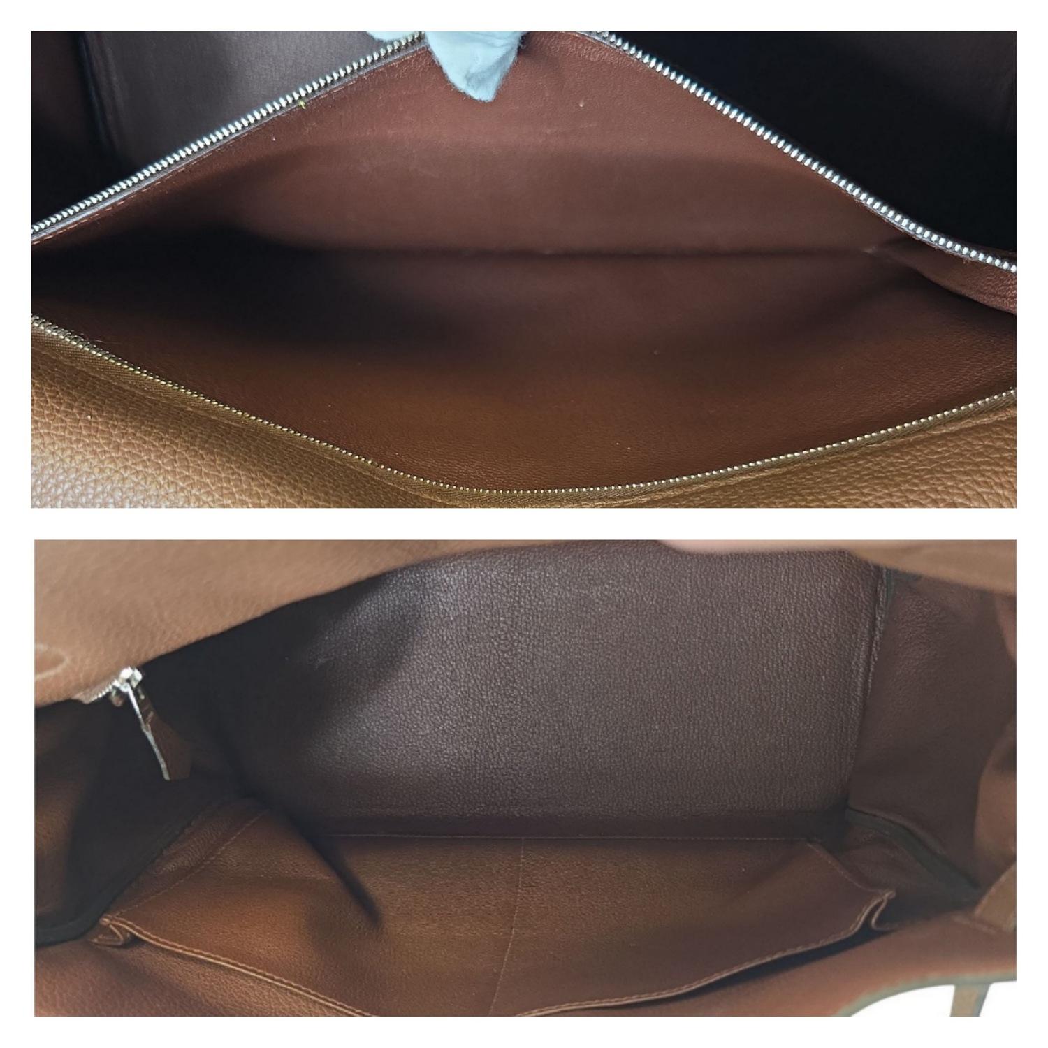 Hermès 2013 Brulee Togo Kelly 35 Retourne Schulranzen im Angebot 2