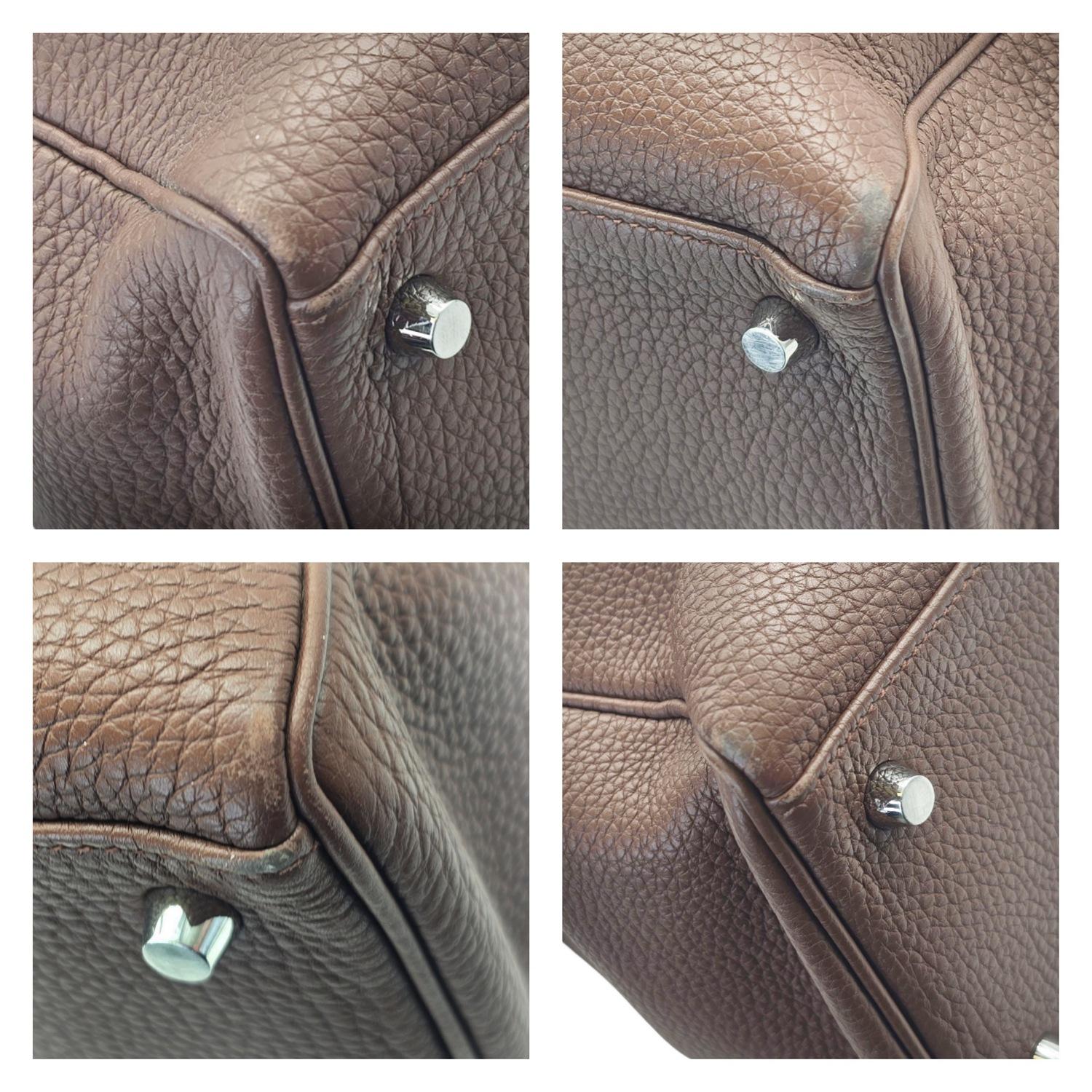 Hermès 2013 Brulee Togo Kelly 35 Retourne Satchel For Sale 3